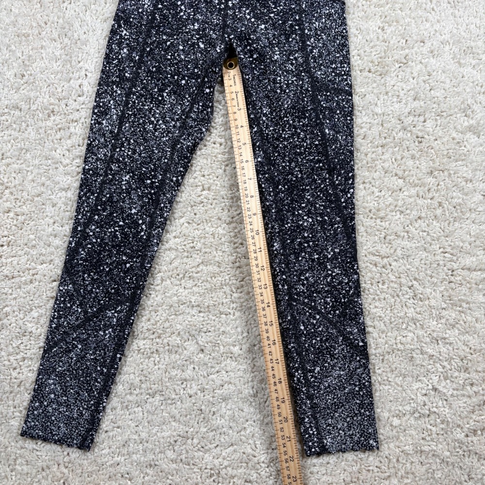 Lululemon Align High Rise Pant Speckled Print Black White‎ Size 4 - Picture 3 of 9